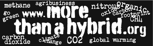 More Than A Hybrid bumper sticker