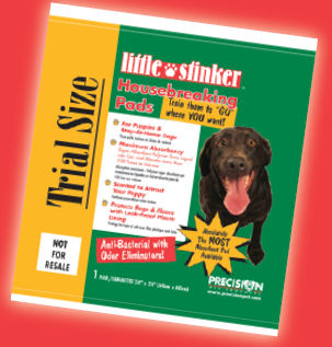 Sample Pack Of Little Stinker Dog Housebreaking Pads