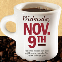 Coffee Day at Brueggers