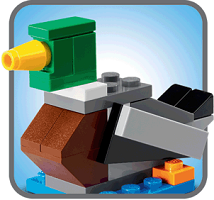 LEGO Duck Mini Model Build