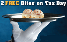 FREE Classic Cinnabon Bites at Cinnabon