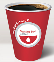 Small Coffee at Seattles Best Coffee