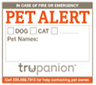 Trupanion-pet-safety-sticker