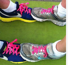 FREE Sweat Pink Shoelaces