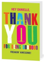 Thank You Greeting Card