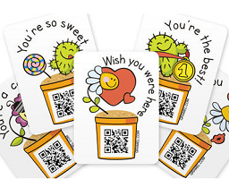 Qramel QR Code Stickers