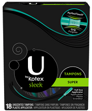 U by Kotex Sleek Tampons