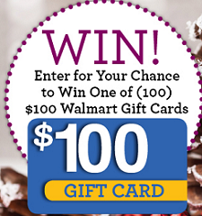 Wal-Mart Gift Card Giveaway