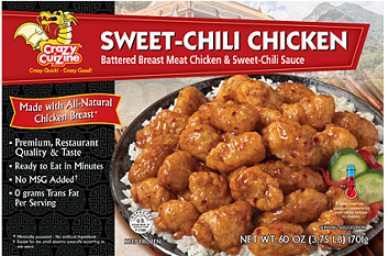 Crazy Cuizine Asian Frozen Entree Product