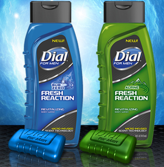Dial for Men Fresh Reaction Body Wash