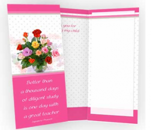 FREE Teacher Appreciation card