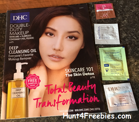 FREE Beauty Samples Inside the FREE DHC Catalog1