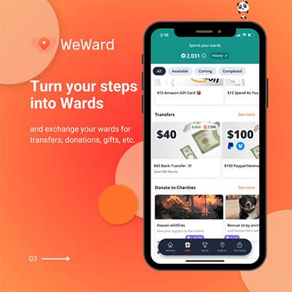 WeWard - Receive Rewards for Walking - Hunt4Freebies