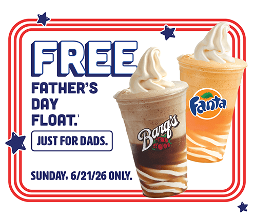 Get a Free Root Beer or Fanta Float for Dad at Wienerschnitzel